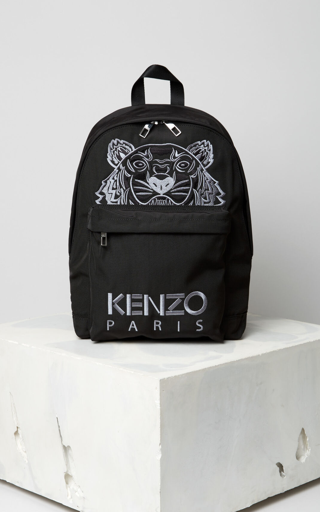 Kenzo Large Tiger Vászon Hátizsák Női Fekete | ID.955352